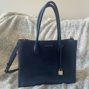 MICHAEL KORS Mercer Large Saffiano Leather Tote